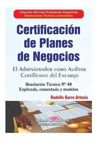 Certificación De Planes De Negocios - Garro Artusio, Rodolfo