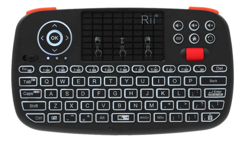 Rii I4 Mini Teclado Inalámbrico Bluetooth Y 2,4 Ghz Dual Mod