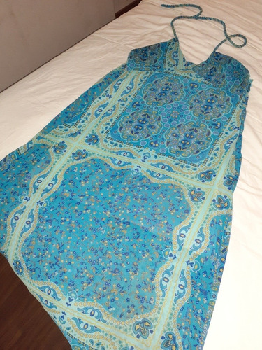 Vestido M Crepe Estampado