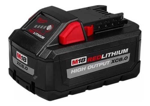 Bateria De Litio 18v 8,0 Ah Milwaukee M18 Red Lithium Xc8.0