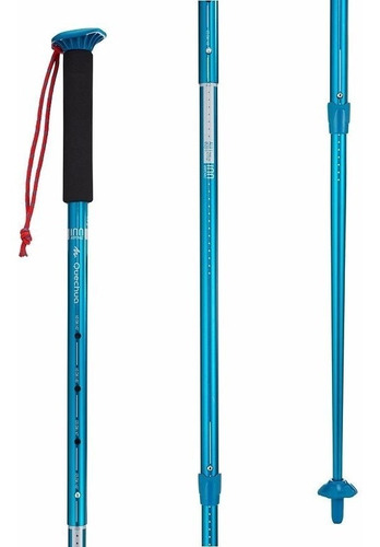  Baston De Senderismo Ultraligero Arpenaz 100 Trekking Agarre Ergonómico Altura Ajustable Push Pin Escalada Montaña