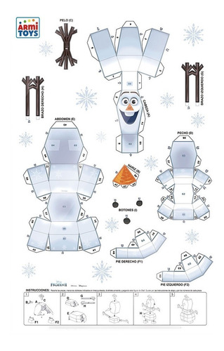 Frozen 2, Rompecabezas Armables, Kit 4 Piezas, 3 D