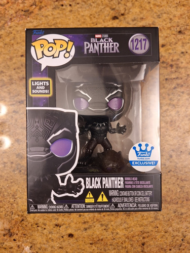 Funko Pop Marvel 1217 Black Panther Lights And Sounds Funko 