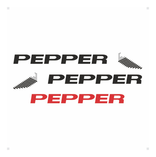 Kit Adesivos Para Pepper Up 2018/2020 Vermelho - Genérico