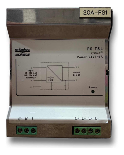 Entrelec Schiele Ps Tsl Fuente De Poder 93-264v A 24v 10a