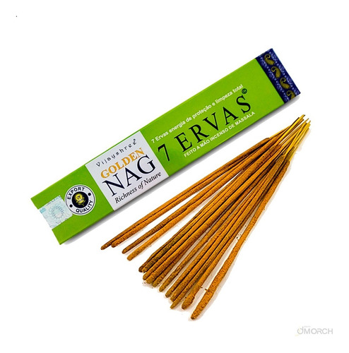 Imagem 6 de 10 de Incenso Massala Golden Nag Aromas Mix10cx15gr(agarbathi)full