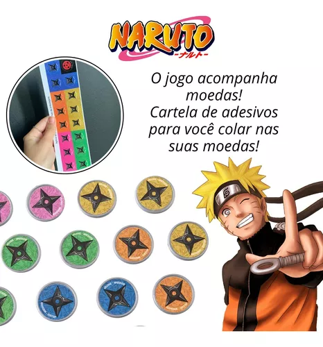 Jogo Naruto Rank Ninja Tabuleiro Infantil 1189 - Elka Brinquedos