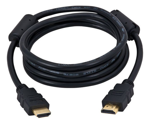 Cabo Hdmi 2.0 4k 3d Ultra Hd Full 30 Awg 6mm 1.8m C/ Filtro