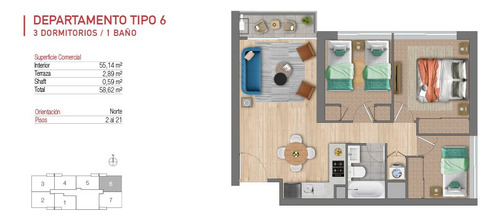 Departamentos En Venta 2 Y 3 Dormitorios, Coquimbo