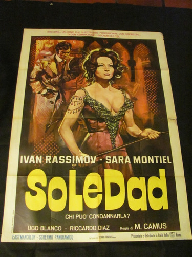 Afiche Original-soledad (esa Mujer )-sara Montiel-