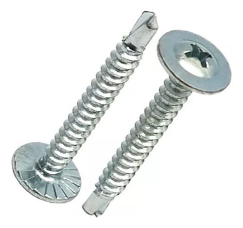 Parafuso Auto Brocante Ti 8 X 3/4 - Flangeado Phillips C/ 20