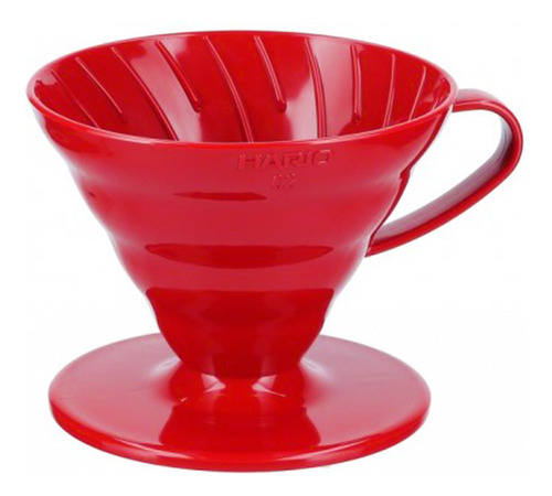 Cafetera V60-02 Roja Hario De Acrílico  