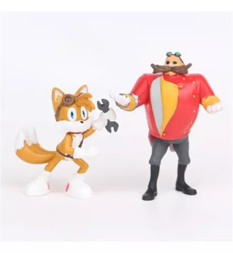 Pacote com 5 bonecos Sonic The Hedgehog, Conjunto de bonecos sônicos, Presentes perfeitos para crianças, 12 cm de altura