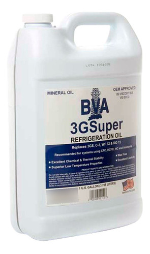 Aceite Mineral Refrigeración Galón Bva / Bva3g