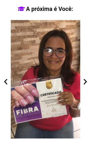 Imagem 2 de 5 de Curso Online De Unhas De Fibra De Vidro