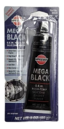 Silicon Negro Megablack Versachem 100% Original Made In Usa