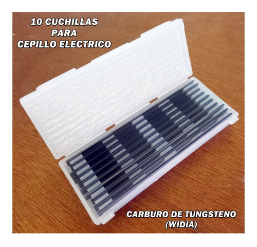 Cuchillas Para Cepillo Eléctrico De Widia 3-1/4 Cant. 10