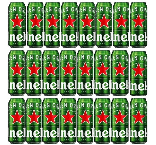 Cerveza Heineken Lata 473ml Pack X24 - Fullescabio Oferta