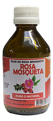 Óleo Essencial De Rosa Mosqueta 100% Puro Natural 100ml Tipo De Embalagem Frasco 100 Ml
