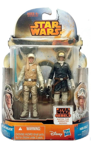 Ms15 Luke Skywalker & Han Solo Hoth Star Wars Mission Series