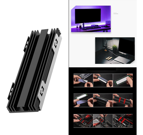 2 Disipador De Calor De Aluminio Para Piezas De Repuesto Ssd