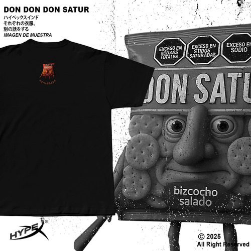 Remera Don Don Don Satur Meme Internet Italian Brainrot