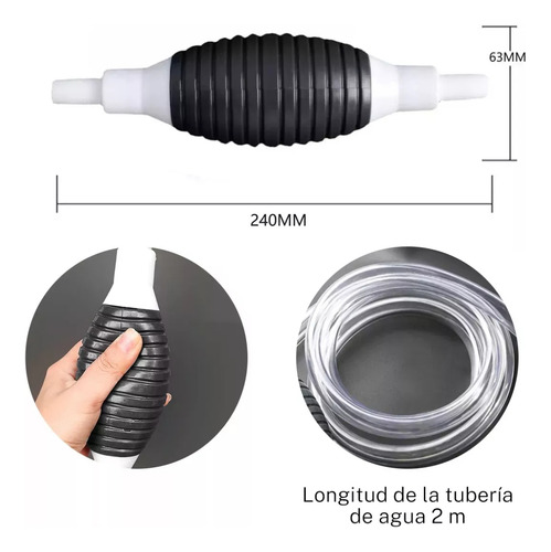 Bomba De Succión De Líquidos Multifunción, Bomba Manual Para Transferencia De Líquidos, Extractor De Aceite Y Agua, Herramienta De Succión Para Automóviles, Acuario, Y Urgencias