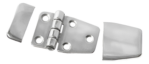 Dobradiça Com Capa Em Aço Inox 5 Furos 37x56mm