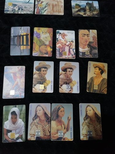 Tarjetas Telefónicas México Varias 1998 Juego De Niños Tinta (Usado)