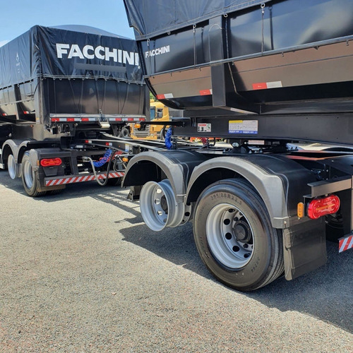 Imagem 10 de 15 de Carreta Rodocaçamba Basculante 35 + 35m³ Facchini 2022