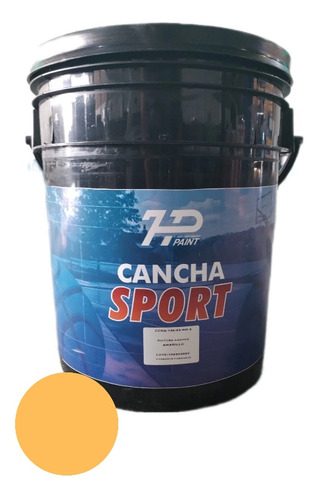 Pintura Para Canchas Color Naranja Claro. Cuñete