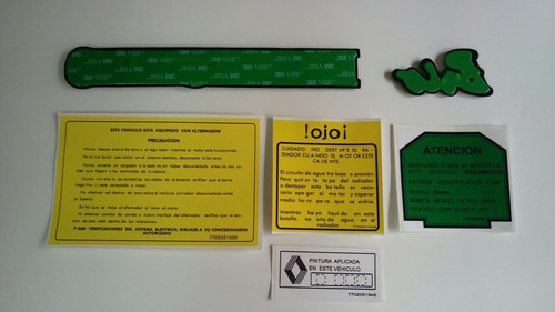 Renault 9 Brio Embelmas Y Calcomanias