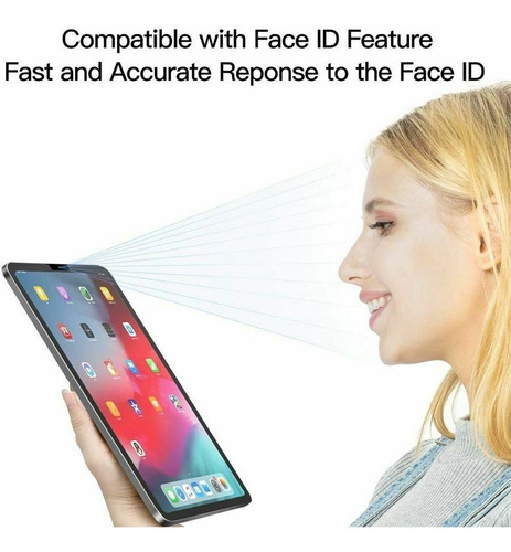Mica Film iPad Pro 12.9 2021 Mate Anti Huellas No Vidrio