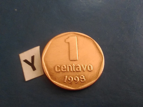 Moneda Cobre 1 Centavo 1998 Argentina Money Convertibles