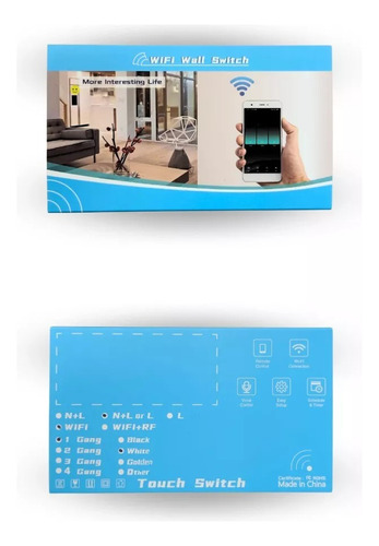 Interruptor Inteligente Wifi Triple Tuya Alexa + Capacitor