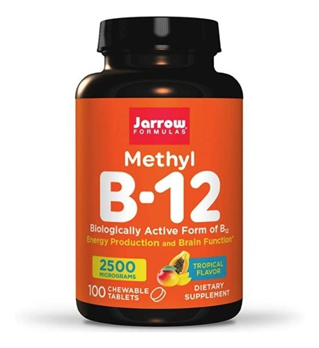 Vitamina B12 Como Metilcobalamina 100 Tabletas 2500 Mcg 