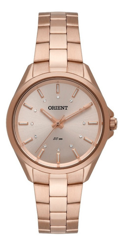 Relógio Orient Feminino Rose Gold Frss0046 R1rx