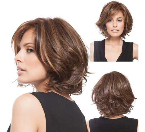Peluca Para Mujer Cabello Natural, Peluca Para Mujer Estilo