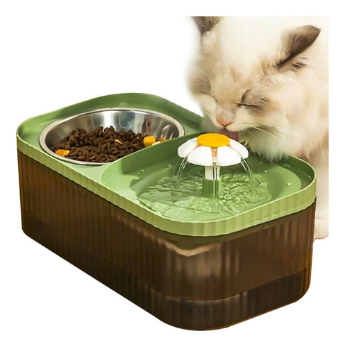 Bebedero Eléctrico De Agua Alimentador Para Gatos- Mascotas