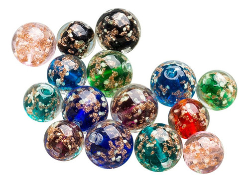 Cuentas Redondas De Cristal De Murano De 12 Mm, Bola Suelta