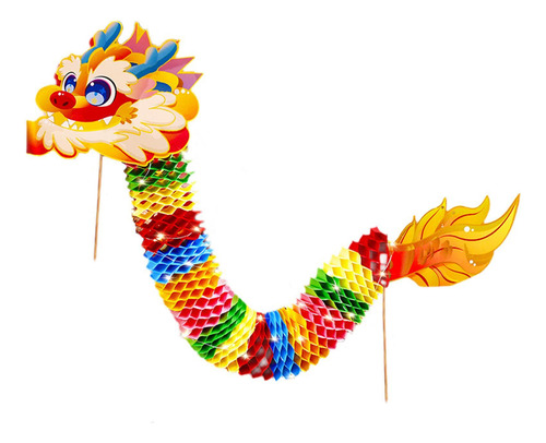 Dragão De Papel Chinês 3d Ano Novo Dragão De Papel Feito