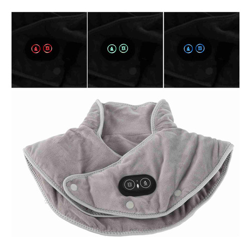 Almohadilla Térmica Eléctrica Para El Cuello, Gris, Para Hom