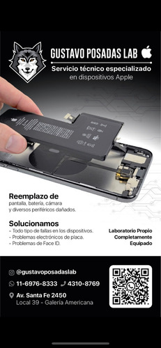 Imagen 6 de 6 de Servicio Técnico iPhone Recoleta Reparación Apple Macbook
