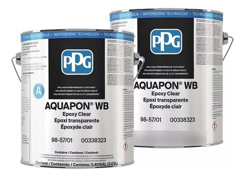 Esmalte Epoxi Sanitario Base Agua Aquapon 98 (a+b)- 3.78 L