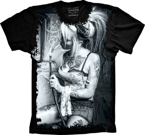 Camiseta Plus Size Legal - Garota Tatuagem - Badass Girls