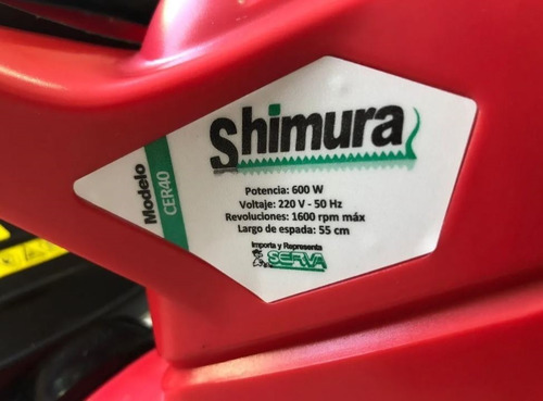 Imagen 6 de 12 de Cortacercos Eléctrico Serva 600watts Shimura Profesional Kir