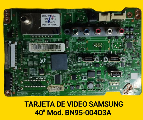 Tarjeta De Video Para Samsung 40  Mod Bn95-00493a