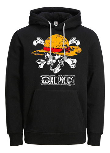 Buzo Buso Sudadera De One Piece Calavera Con Sombrero