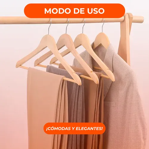 Perchas de madera por mayor en once hotsell