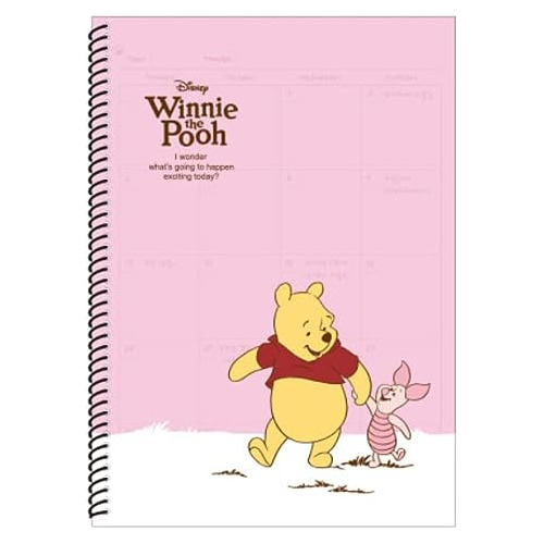 Cuaderno Planificador Mensual Espiral De Disney Winnie ...